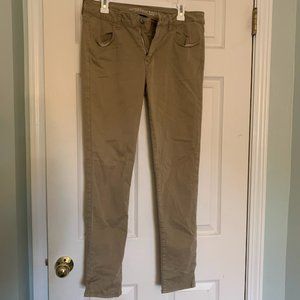 American Eagle AEO beige jegging; size 14 long